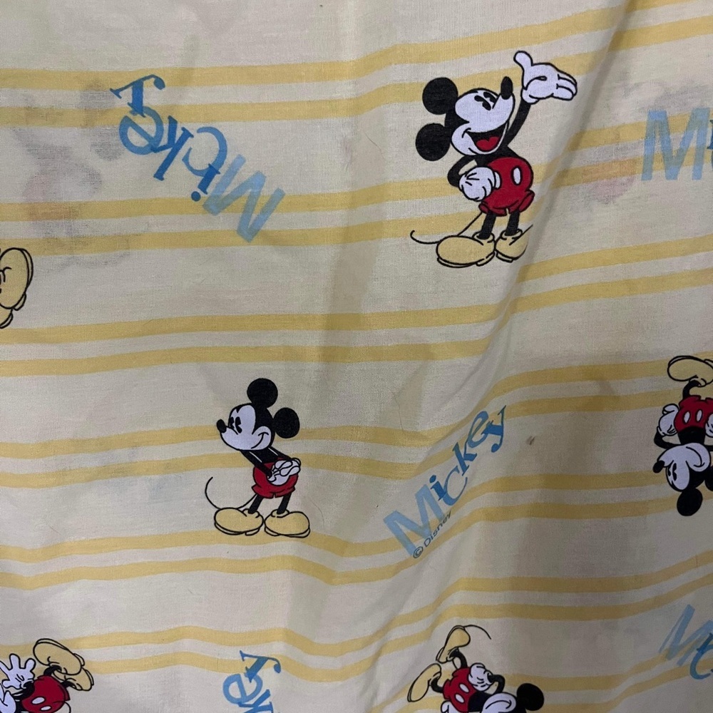Mickey Mouse Disney vintage bedsheets
